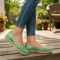 Women's Bunion Flats with Crossover Toe Design