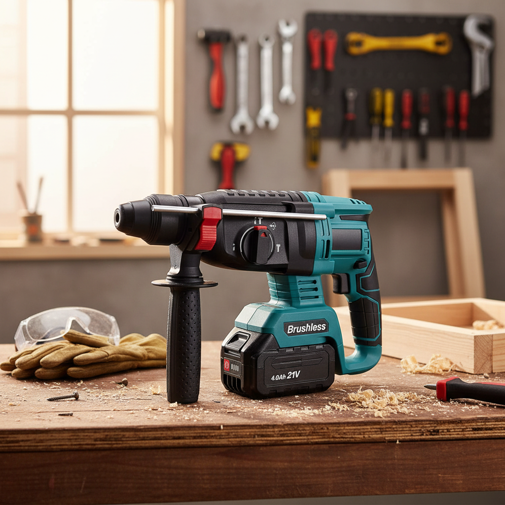 Brushless Cordless Rotary Hammer Drill