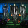 Hanging Grim Reaper Halloween Decorations - Set of 3